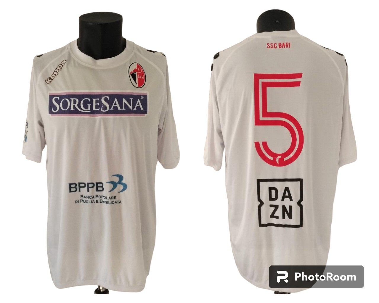 Maillot Match Worn De Mattia Cassani – AS Bari – Porté En Match