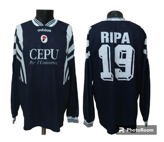 Maillot De Football AS Bari 1997-1998 - Lotto, Blanc, Manches Courtes, Taille L, Numéroté