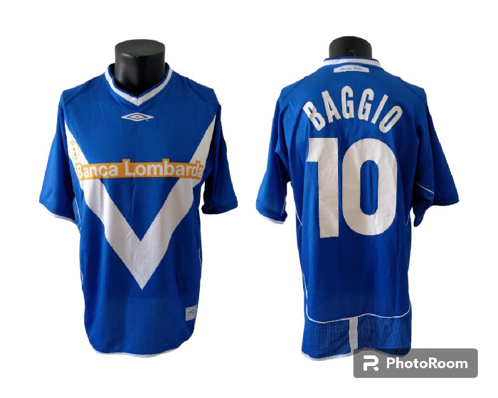 2001-02 Brescia Match Issue Home Shirt A. Filippini #18